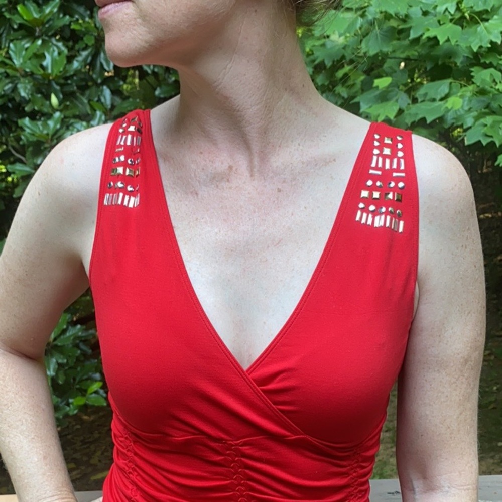 🛼3/$20🛼Firecracker Red Top!